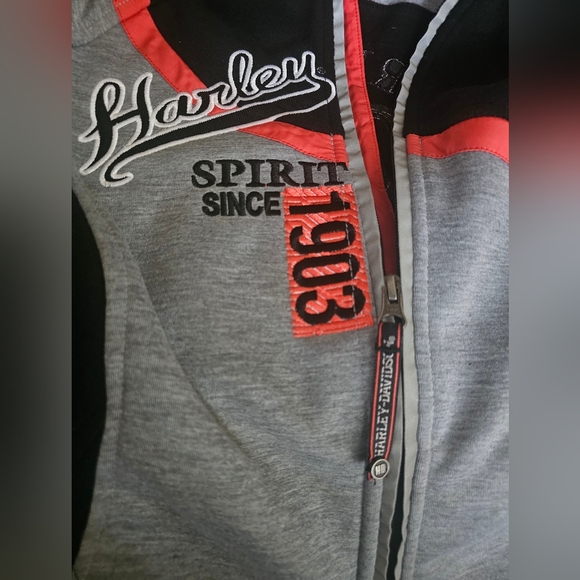 NWOT | Authentic Harley-Davidson | Zip Hooded Jacket | Embroidered Logo Size: XL - Picture 6 of 16